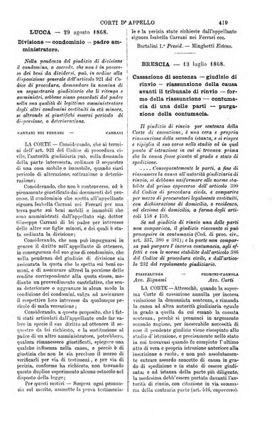 Annali della giurisprudenza italiana raccolta generale delle decisioni delle Corti di cassazione e d'appello in materia civile, criminale, commerciale, di diritto pubblico e amministrativo, e di procedura civile e penale