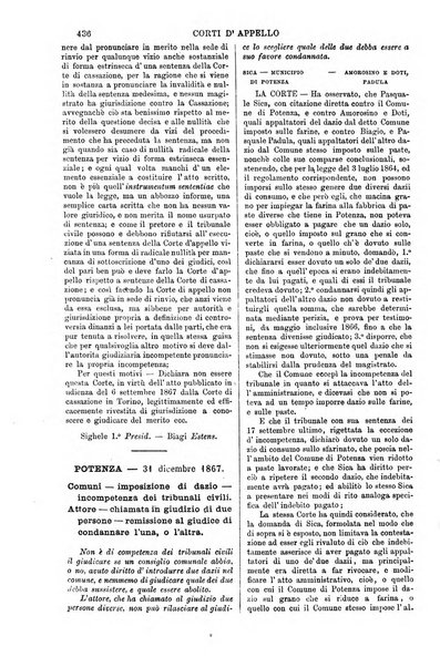 Annali della giurisprudenza italiana raccolta generale delle decisioni delle Corti di cassazione e d'appello in materia civile, criminale, commerciale, di diritto pubblico e amministrativo, e di procedura civile e penale