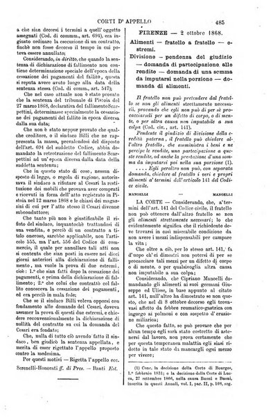 Annali della giurisprudenza italiana raccolta generale delle decisioni delle Corti di cassazione e d'appello in materia civile, criminale, commerciale, di diritto pubblico e amministrativo, e di procedura civile e penale