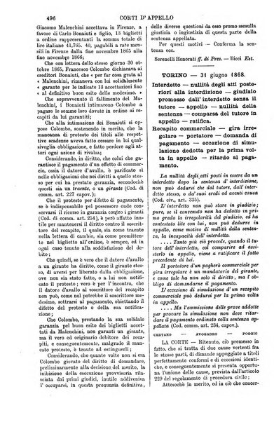 Annali della giurisprudenza italiana raccolta generale delle decisioni delle Corti di cassazione e d'appello in materia civile, criminale, commerciale, di diritto pubblico e amministrativo, e di procedura civile e penale