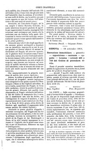 Annali della giurisprudenza italiana raccolta generale delle decisioni delle Corti di cassazione e d'appello in materia civile, criminale, commerciale, di diritto pubblico e amministrativo, e di procedura civile e penale