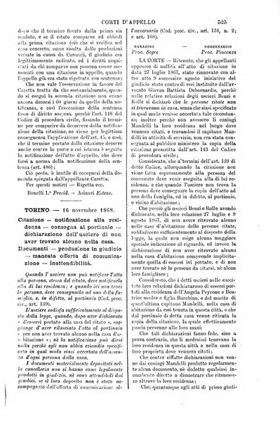 Annali della giurisprudenza italiana raccolta generale delle decisioni delle Corti di cassazione e d'appello in materia civile, criminale, commerciale, di diritto pubblico e amministrativo, e di procedura civile e penale