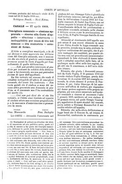 Annali della giurisprudenza italiana raccolta generale delle decisioni delle Corti di cassazione e d'appello in materia civile, criminale, commerciale, di diritto pubblico e amministrativo, e di procedura civile e penale