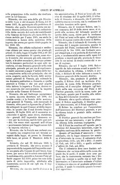 Annali della giurisprudenza italiana raccolta generale delle decisioni delle Corti di cassazione e d'appello in materia civile, criminale, commerciale, di diritto pubblico e amministrativo, e di procedura civile e penale