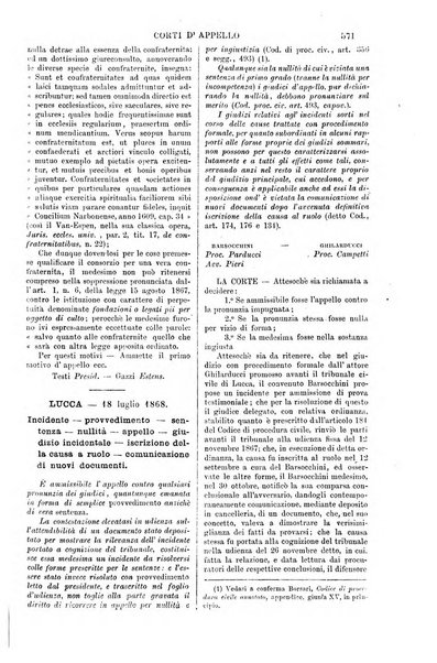 Annali della giurisprudenza italiana raccolta generale delle decisioni delle Corti di cassazione e d'appello in materia civile, criminale, commerciale, di diritto pubblico e amministrativo, e di procedura civile e penale