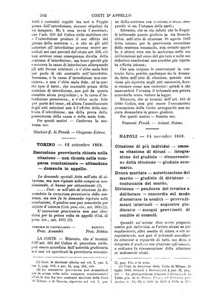 Annali della giurisprudenza italiana raccolta generale delle decisioni delle Corti di cassazione e d'appello in materia civile, criminale, commerciale, di diritto pubblico e amministrativo, e di procedura civile e penale