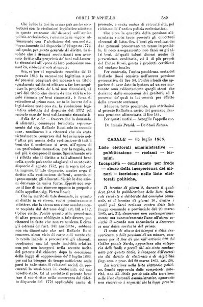 Annali della giurisprudenza italiana raccolta generale delle decisioni delle Corti di cassazione e d'appello in materia civile, criminale, commerciale, di diritto pubblico e amministrativo, e di procedura civile e penale