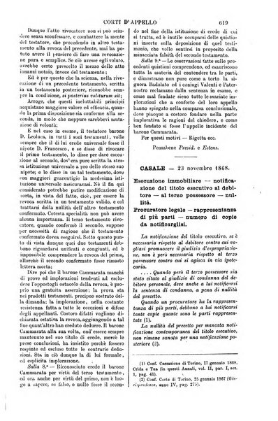 Annali della giurisprudenza italiana raccolta generale delle decisioni delle Corti di cassazione e d'appello in materia civile, criminale, commerciale, di diritto pubblico e amministrativo, e di procedura civile e penale