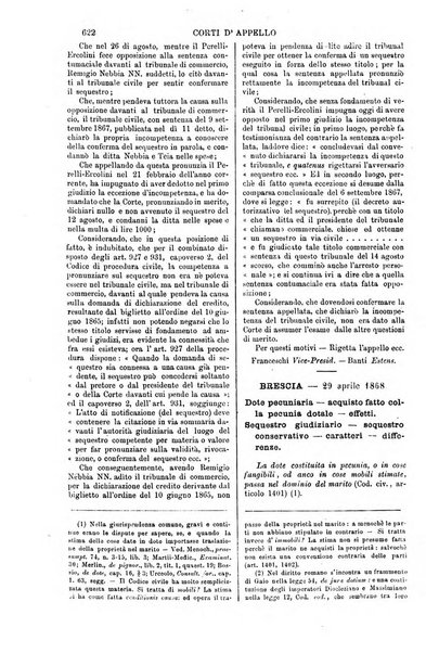 Annali della giurisprudenza italiana raccolta generale delle decisioni delle Corti di cassazione e d'appello in materia civile, criminale, commerciale, di diritto pubblico e amministrativo, e di procedura civile e penale