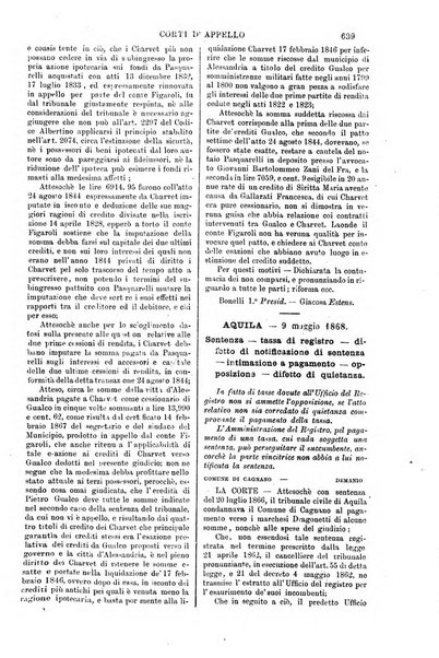 Annali della giurisprudenza italiana raccolta generale delle decisioni delle Corti di cassazione e d'appello in materia civile, criminale, commerciale, di diritto pubblico e amministrativo, e di procedura civile e penale