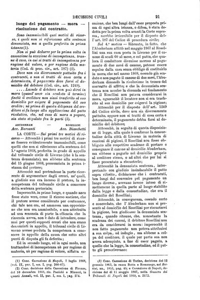 Annali della giurisprudenza italiana raccolta generale delle decisioni delle Corti di cassazione e d'appello in materia civile, criminale, commerciale, di diritto pubblico e amministrativo, e di procedura civile e penale