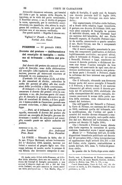 Annali della giurisprudenza italiana raccolta generale delle decisioni delle Corti di cassazione e d'appello in materia civile, criminale, commerciale, di diritto pubblico e amministrativo, e di procedura civile e penale