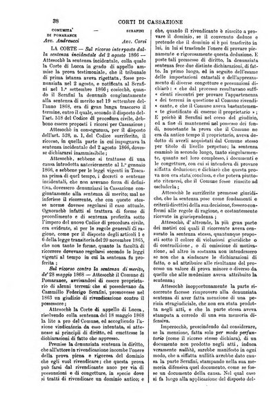 Annali della giurisprudenza italiana raccolta generale delle decisioni delle Corti di cassazione e d'appello in materia civile, criminale, commerciale, di diritto pubblico e amministrativo, e di procedura civile e penale