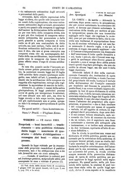 Annali della giurisprudenza italiana raccolta generale delle decisioni delle Corti di cassazione e d'appello in materia civile, criminale, commerciale, di diritto pubblico e amministrativo, e di procedura civile e penale