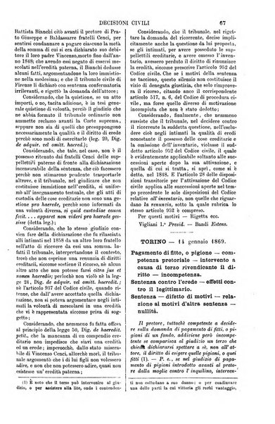 Annali della giurisprudenza italiana raccolta generale delle decisioni delle Corti di cassazione e d'appello in materia civile, criminale, commerciale, di diritto pubblico e amministrativo, e di procedura civile e penale