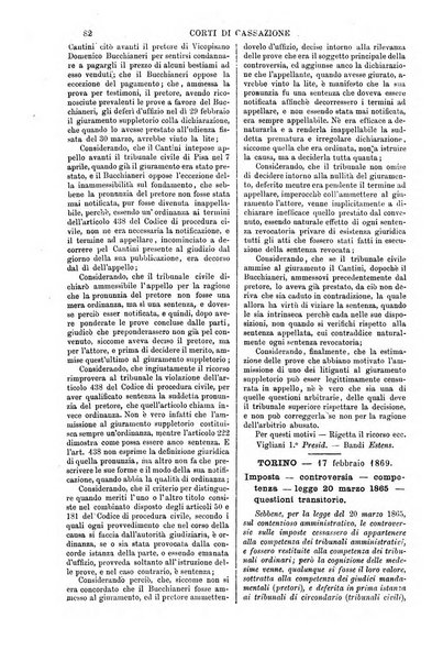 Annali della giurisprudenza italiana raccolta generale delle decisioni delle Corti di cassazione e d'appello in materia civile, criminale, commerciale, di diritto pubblico e amministrativo, e di procedura civile e penale