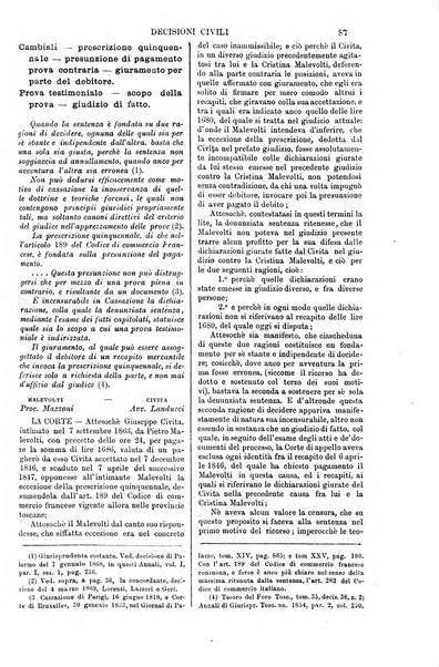 Annali della giurisprudenza italiana raccolta generale delle decisioni delle Corti di cassazione e d'appello in materia civile, criminale, commerciale, di diritto pubblico e amministrativo, e di procedura civile e penale