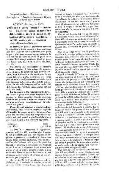 Annali della giurisprudenza italiana raccolta generale delle decisioni delle Corti di cassazione e d'appello in materia civile, criminale, commerciale, di diritto pubblico e amministrativo, e di procedura civile e penale