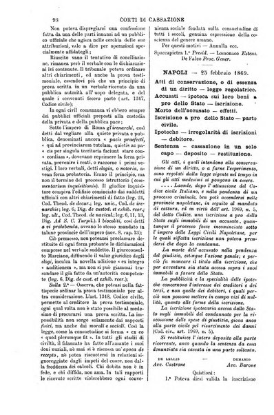 Annali della giurisprudenza italiana raccolta generale delle decisioni delle Corti di cassazione e d'appello in materia civile, criminale, commerciale, di diritto pubblico e amministrativo, e di procedura civile e penale