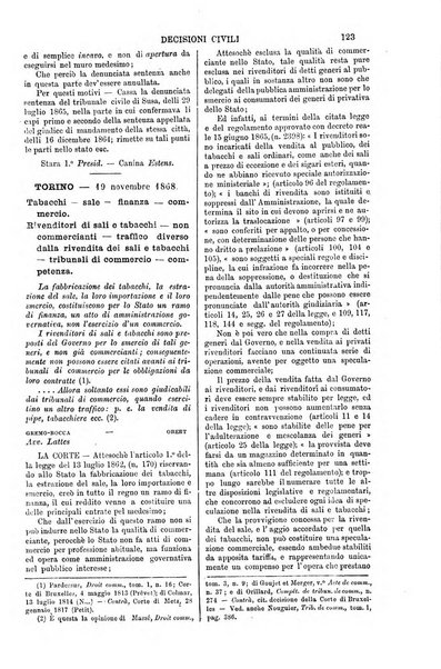 Annali della giurisprudenza italiana raccolta generale delle decisioni delle Corti di cassazione e d'appello in materia civile, criminale, commerciale, di diritto pubblico e amministrativo, e di procedura civile e penale