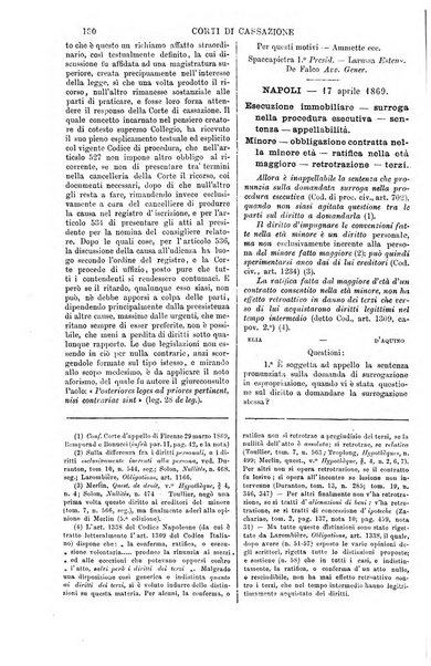 Annali della giurisprudenza italiana raccolta generale delle decisioni delle Corti di cassazione e d'appello in materia civile, criminale, commerciale, di diritto pubblico e amministrativo, e di procedura civile e penale