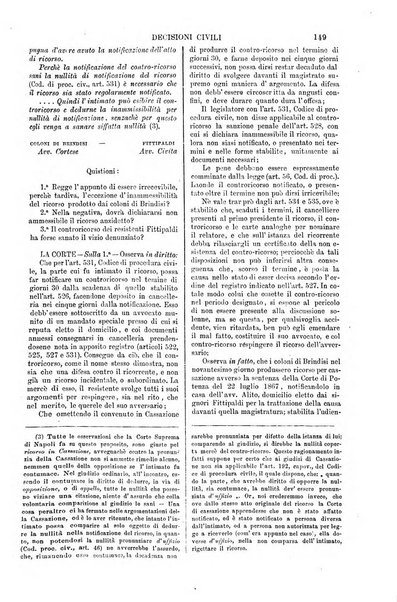 Annali della giurisprudenza italiana raccolta generale delle decisioni delle Corti di cassazione e d'appello in materia civile, criminale, commerciale, di diritto pubblico e amministrativo, e di procedura civile e penale