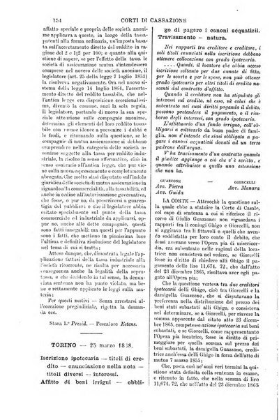 Annali della giurisprudenza italiana raccolta generale delle decisioni delle Corti di cassazione e d'appello in materia civile, criminale, commerciale, di diritto pubblico e amministrativo, e di procedura civile e penale