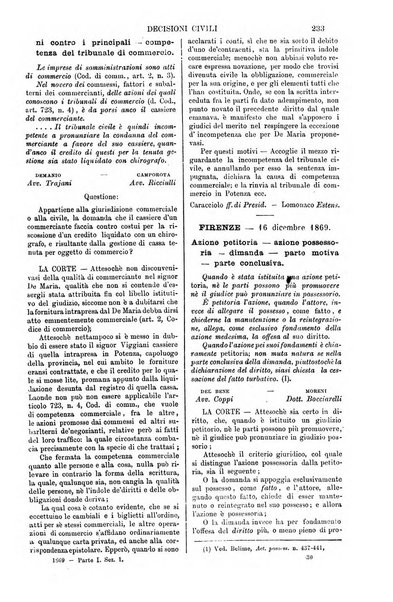 Annali della giurisprudenza italiana raccolta generale delle decisioni delle Corti di cassazione e d'appello in materia civile, criminale, commerciale, di diritto pubblico e amministrativo, e di procedura civile e penale