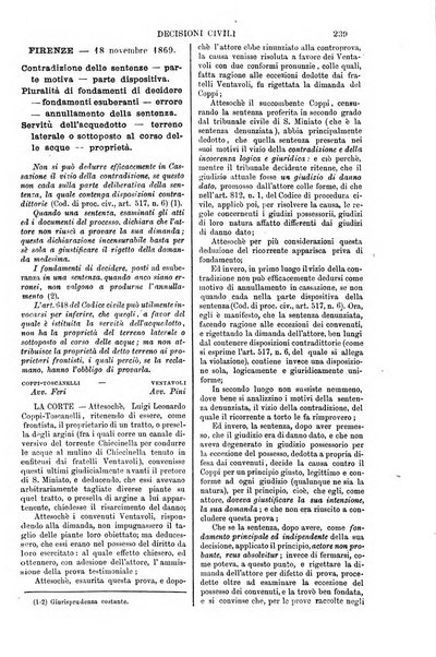 Annali della giurisprudenza italiana raccolta generale delle decisioni delle Corti di cassazione e d'appello in materia civile, criminale, commerciale, di diritto pubblico e amministrativo, e di procedura civile e penale