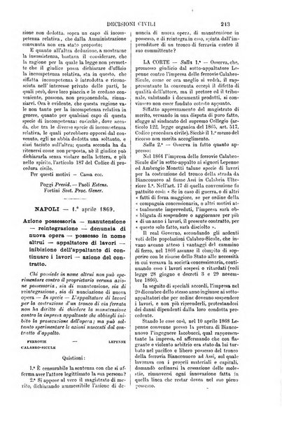 Annali della giurisprudenza italiana raccolta generale delle decisioni delle Corti di cassazione e d'appello in materia civile, criminale, commerciale, di diritto pubblico e amministrativo, e di procedura civile e penale