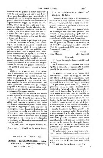 Annali della giurisprudenza italiana raccolta generale delle decisioni delle Corti di cassazione e d'appello in materia civile, criminale, commerciale, di diritto pubblico e amministrativo, e di procedura civile e penale