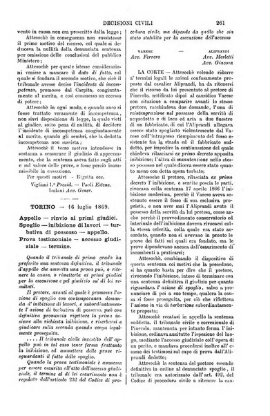 Annali della giurisprudenza italiana raccolta generale delle decisioni delle Corti di cassazione e d'appello in materia civile, criminale, commerciale, di diritto pubblico e amministrativo, e di procedura civile e penale