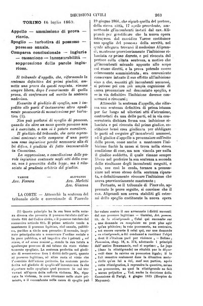 Annali della giurisprudenza italiana raccolta generale delle decisioni delle Corti di cassazione e d'appello in materia civile, criminale, commerciale, di diritto pubblico e amministrativo, e di procedura civile e penale