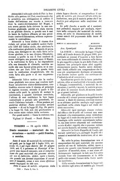 Annali della giurisprudenza italiana raccolta generale delle decisioni delle Corti di cassazione e d'appello in materia civile, criminale, commerciale, di diritto pubblico e amministrativo, e di procedura civile e penale