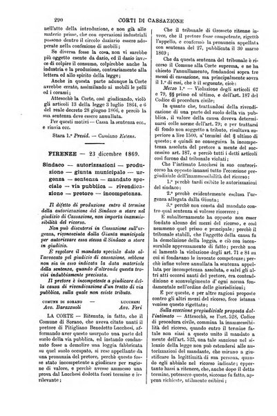 Annali della giurisprudenza italiana raccolta generale delle decisioni delle Corti di cassazione e d'appello in materia civile, criminale, commerciale, di diritto pubblico e amministrativo, e di procedura civile e penale