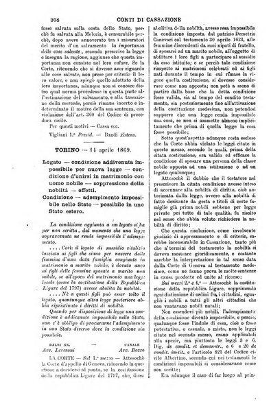 Annali della giurisprudenza italiana raccolta generale delle decisioni delle Corti di cassazione e d'appello in materia civile, criminale, commerciale, di diritto pubblico e amministrativo, e di procedura civile e penale