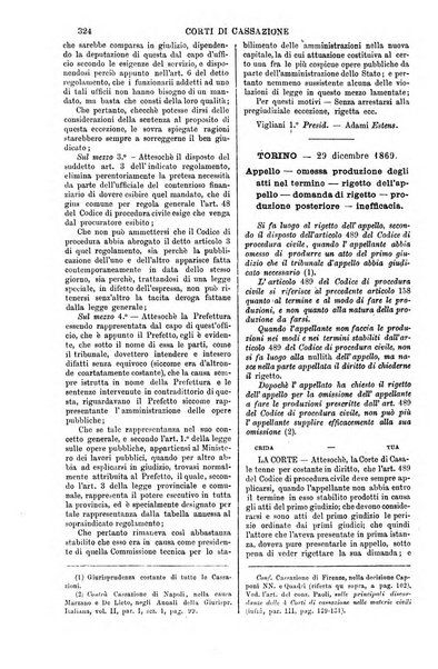 Annali della giurisprudenza italiana raccolta generale delle decisioni delle Corti di cassazione e d'appello in materia civile, criminale, commerciale, di diritto pubblico e amministrativo, e di procedura civile e penale