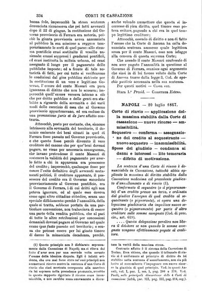 Annali della giurisprudenza italiana raccolta generale delle decisioni delle Corti di cassazione e d'appello in materia civile, criminale, commerciale, di diritto pubblico e amministrativo, e di procedura civile e penale