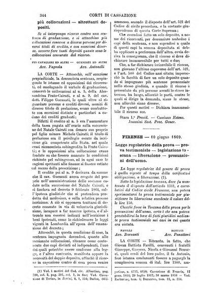 Annali della giurisprudenza italiana raccolta generale delle decisioni delle Corti di cassazione e d'appello in materia civile, criminale, commerciale, di diritto pubblico e amministrativo, e di procedura civile e penale