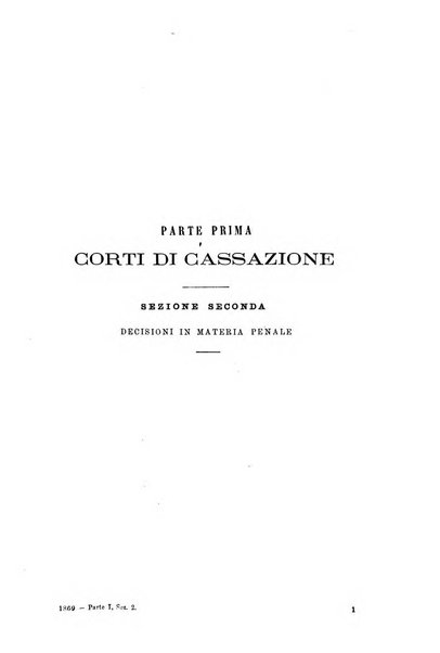 Annali della giurisprudenza italiana raccolta generale delle decisioni delle Corti di cassazione e d'appello in materia civile, criminale, commerciale, di diritto pubblico e amministrativo, e di procedura civile e penale