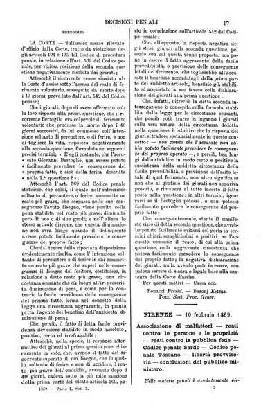 Annali della giurisprudenza italiana raccolta generale delle decisioni delle Corti di cassazione e d'appello in materia civile, criminale, commerciale, di diritto pubblico e amministrativo, e di procedura civile e penale