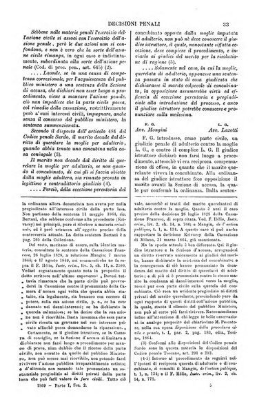 Annali della giurisprudenza italiana raccolta generale delle decisioni delle Corti di cassazione e d'appello in materia civile, criminale, commerciale, di diritto pubblico e amministrativo, e di procedura civile e penale