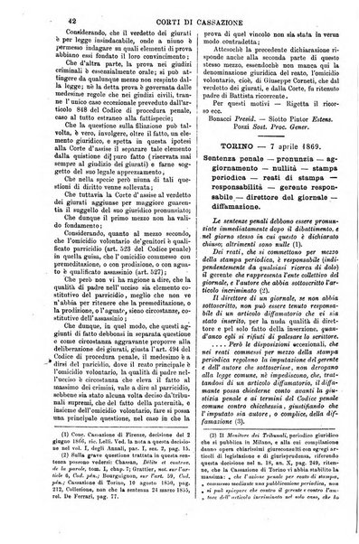 Annali della giurisprudenza italiana raccolta generale delle decisioni delle Corti di cassazione e d'appello in materia civile, criminale, commerciale, di diritto pubblico e amministrativo, e di procedura civile e penale