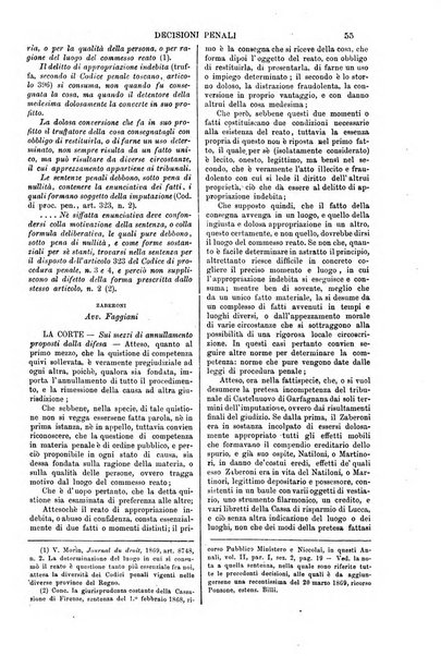 Annali della giurisprudenza italiana raccolta generale delle decisioni delle Corti di cassazione e d'appello in materia civile, criminale, commerciale, di diritto pubblico e amministrativo, e di procedura civile e penale