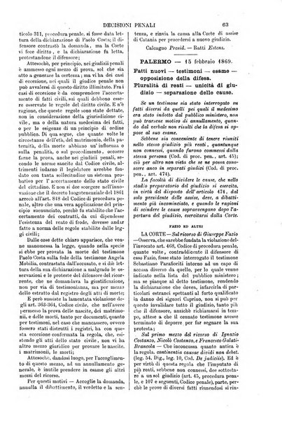 Annali della giurisprudenza italiana raccolta generale delle decisioni delle Corti di cassazione e d'appello in materia civile, criminale, commerciale, di diritto pubblico e amministrativo, e di procedura civile e penale