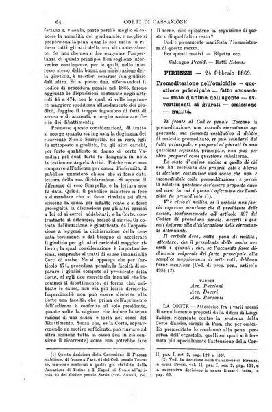 Annali della giurisprudenza italiana raccolta generale delle decisioni delle Corti di cassazione e d'appello in materia civile, criminale, commerciale, di diritto pubblico e amministrativo, e di procedura civile e penale