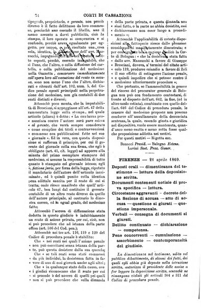 Annali della giurisprudenza italiana raccolta generale delle decisioni delle Corti di cassazione e d'appello in materia civile, criminale, commerciale, di diritto pubblico e amministrativo, e di procedura civile e penale