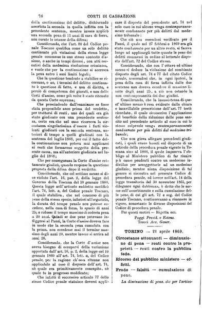 Annali della giurisprudenza italiana raccolta generale delle decisioni delle Corti di cassazione e d'appello in materia civile, criminale, commerciale, di diritto pubblico e amministrativo, e di procedura civile e penale