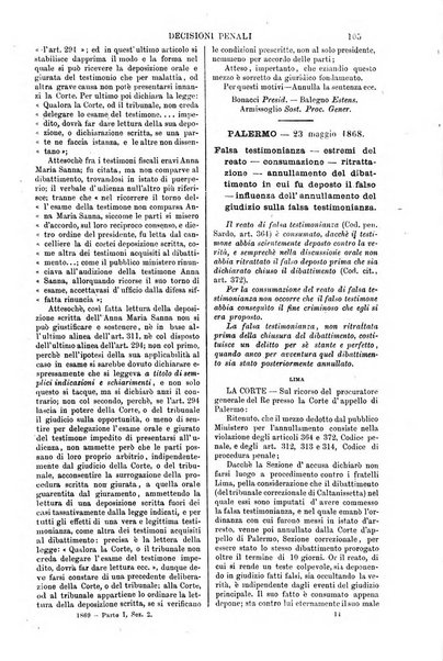 Annali della giurisprudenza italiana raccolta generale delle decisioni delle Corti di cassazione e d'appello in materia civile, criminale, commerciale, di diritto pubblico e amministrativo, e di procedura civile e penale