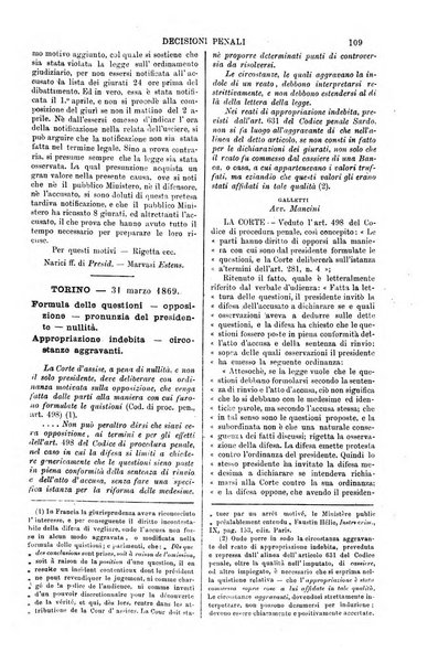 Annali della giurisprudenza italiana raccolta generale delle decisioni delle Corti di cassazione e d'appello in materia civile, criminale, commerciale, di diritto pubblico e amministrativo, e di procedura civile e penale